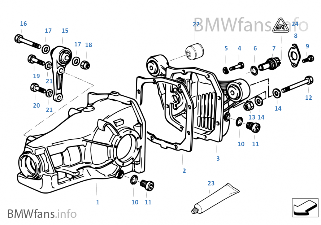 Bracket, final drive, bushing